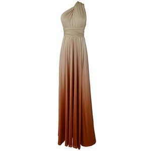 Persun: Convertible Wrap Grecian Maxi Dress